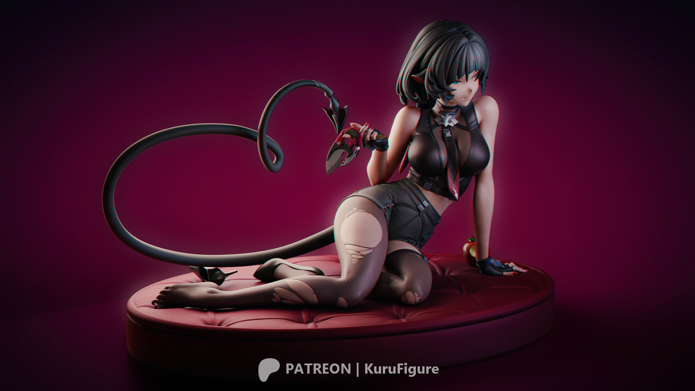 Jane Doe - Zenless Zone Zero ZZZ | Custom Statue 3D printed figure