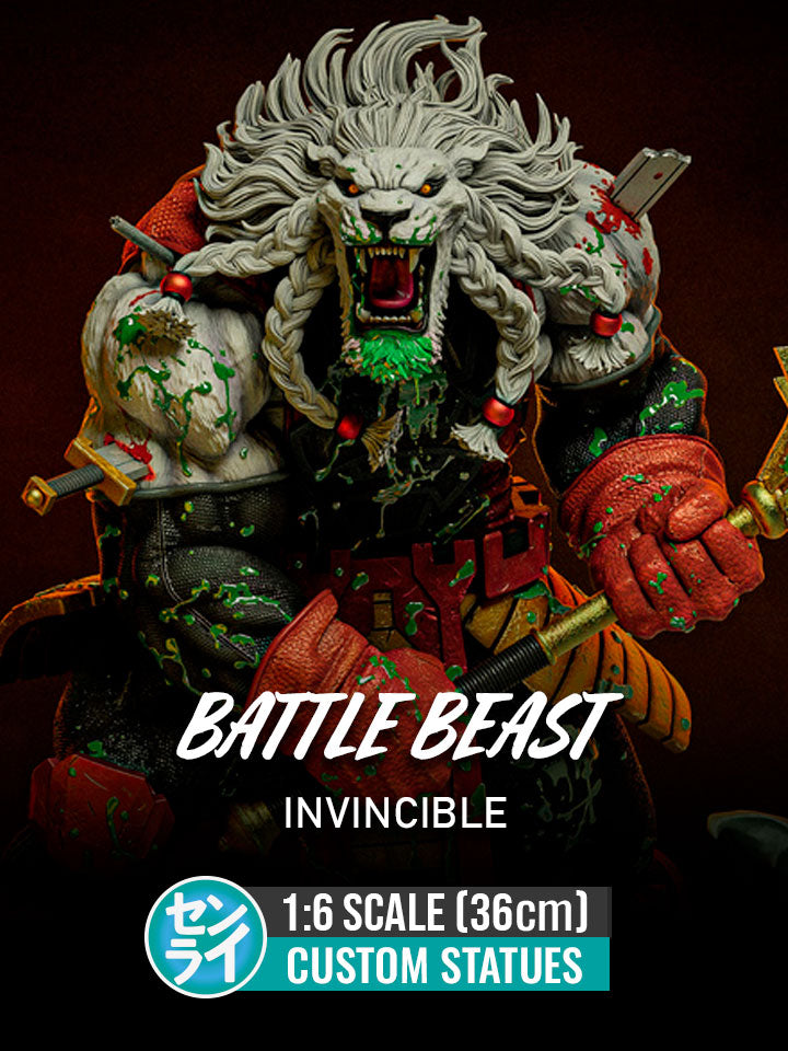 Battle Beast - Invincible | Custom Statue 3D printed figure
