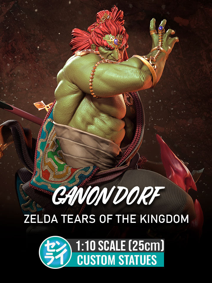 Ganondorf - Zelda Tears of the Kingdom | Custom Statue 3D printed figure