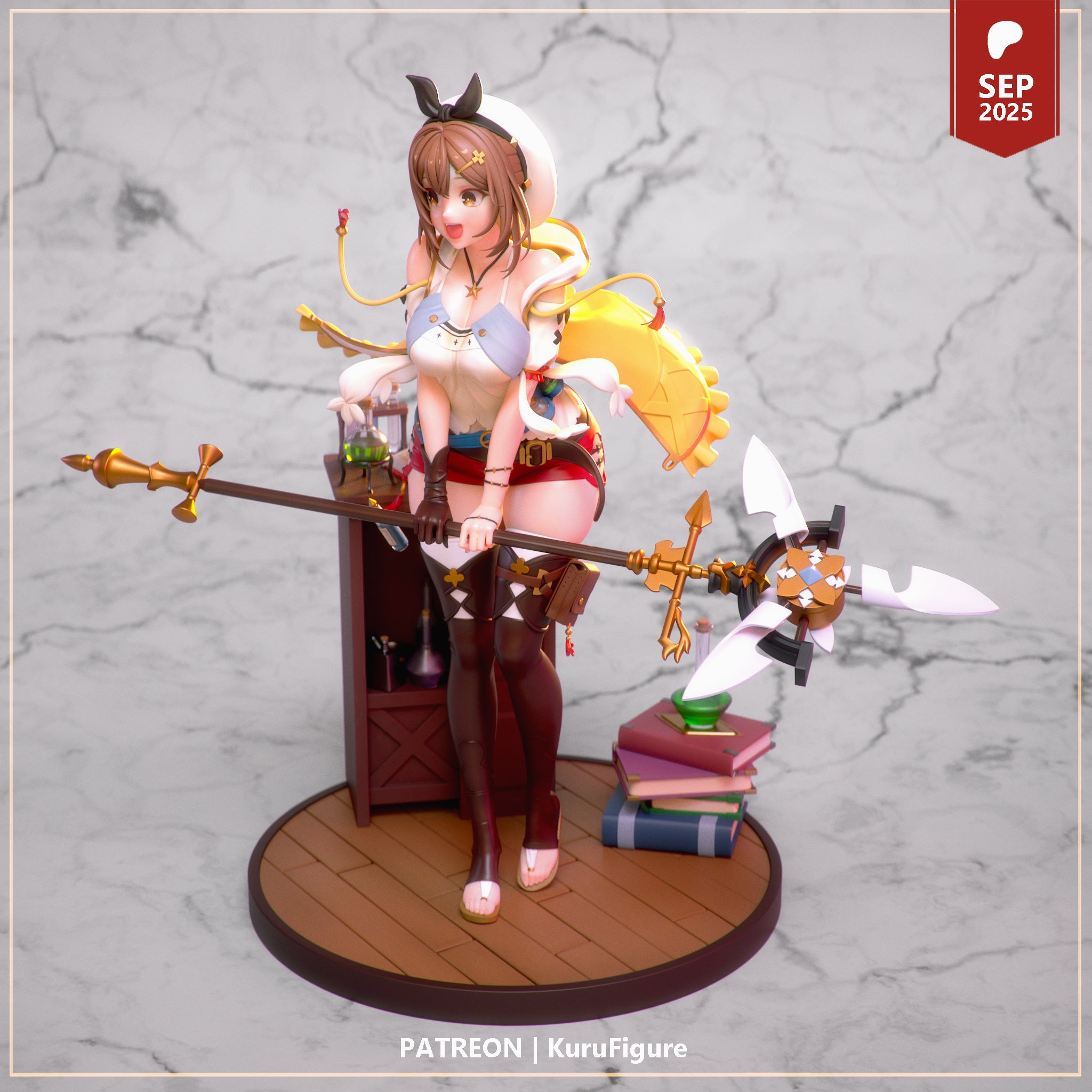Ryza - Ateliar Ryza | Custom Statue 3D printed figure