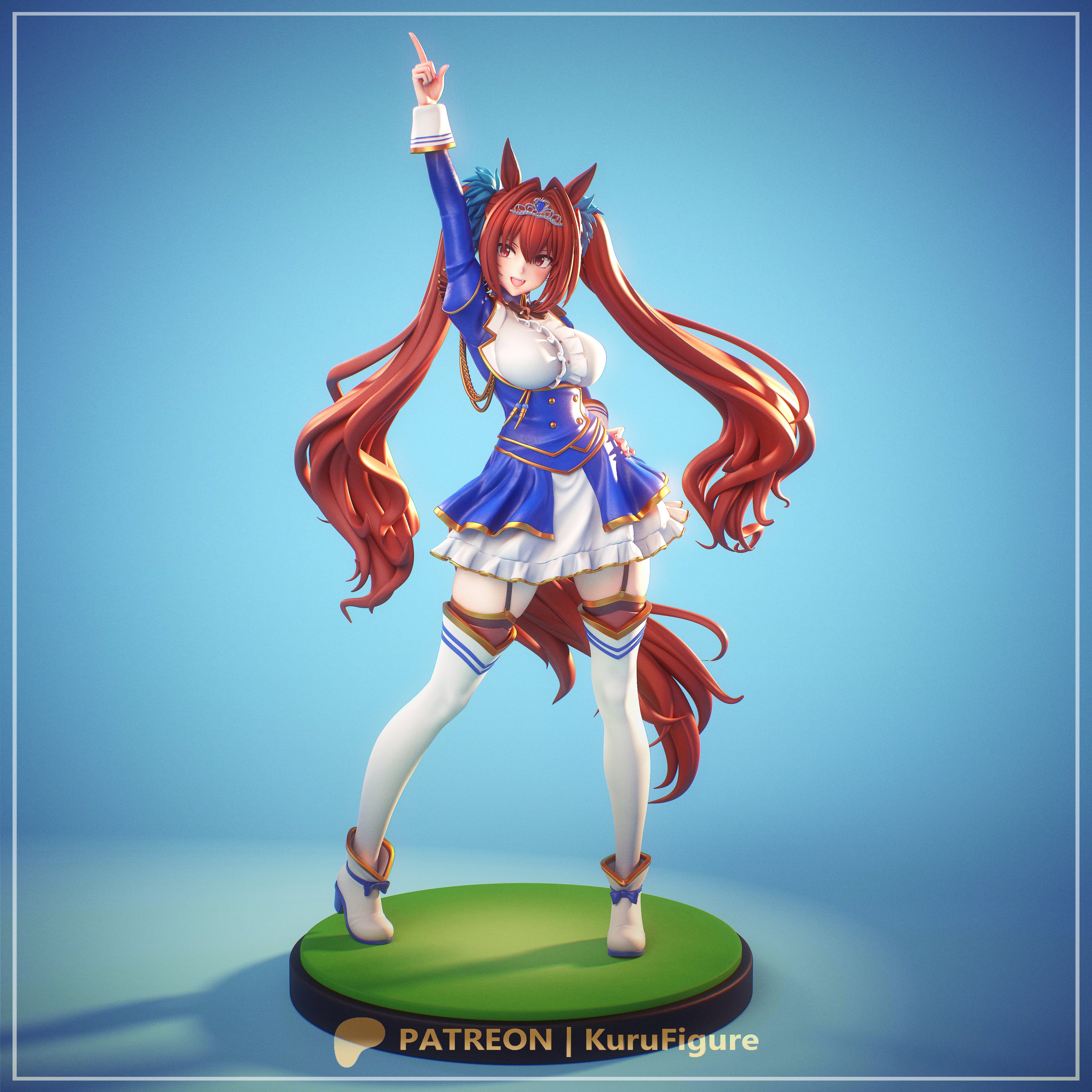 Daiwa Scarlet - Uma Musume | Custom Statue 3D printed figure