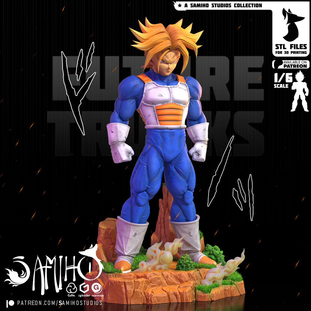 Future Trunks - Dragon Ball Z | Custom Statue 3D printed figure