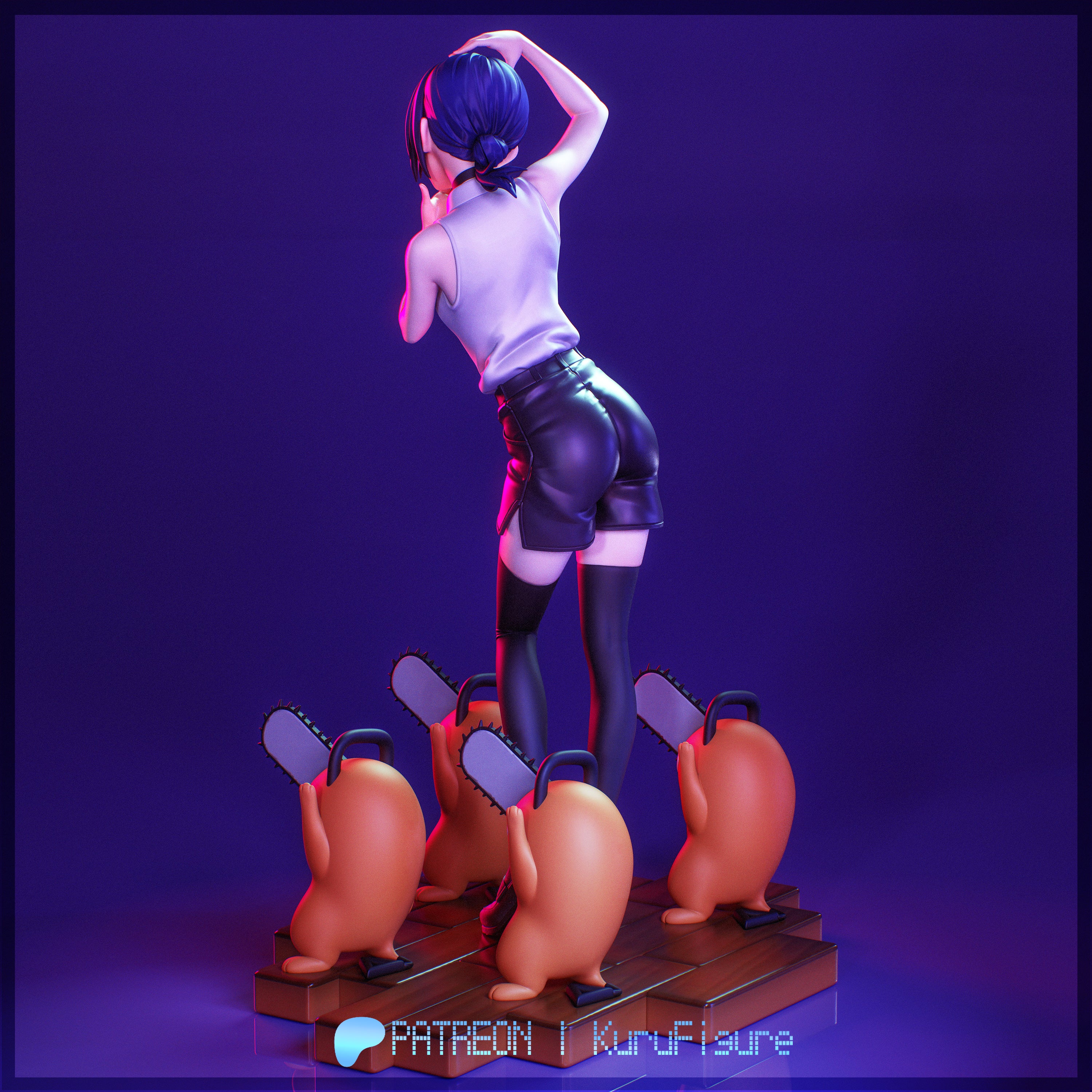 Reze Dancing - Chainsawman | Custom Statue 3D printed figure