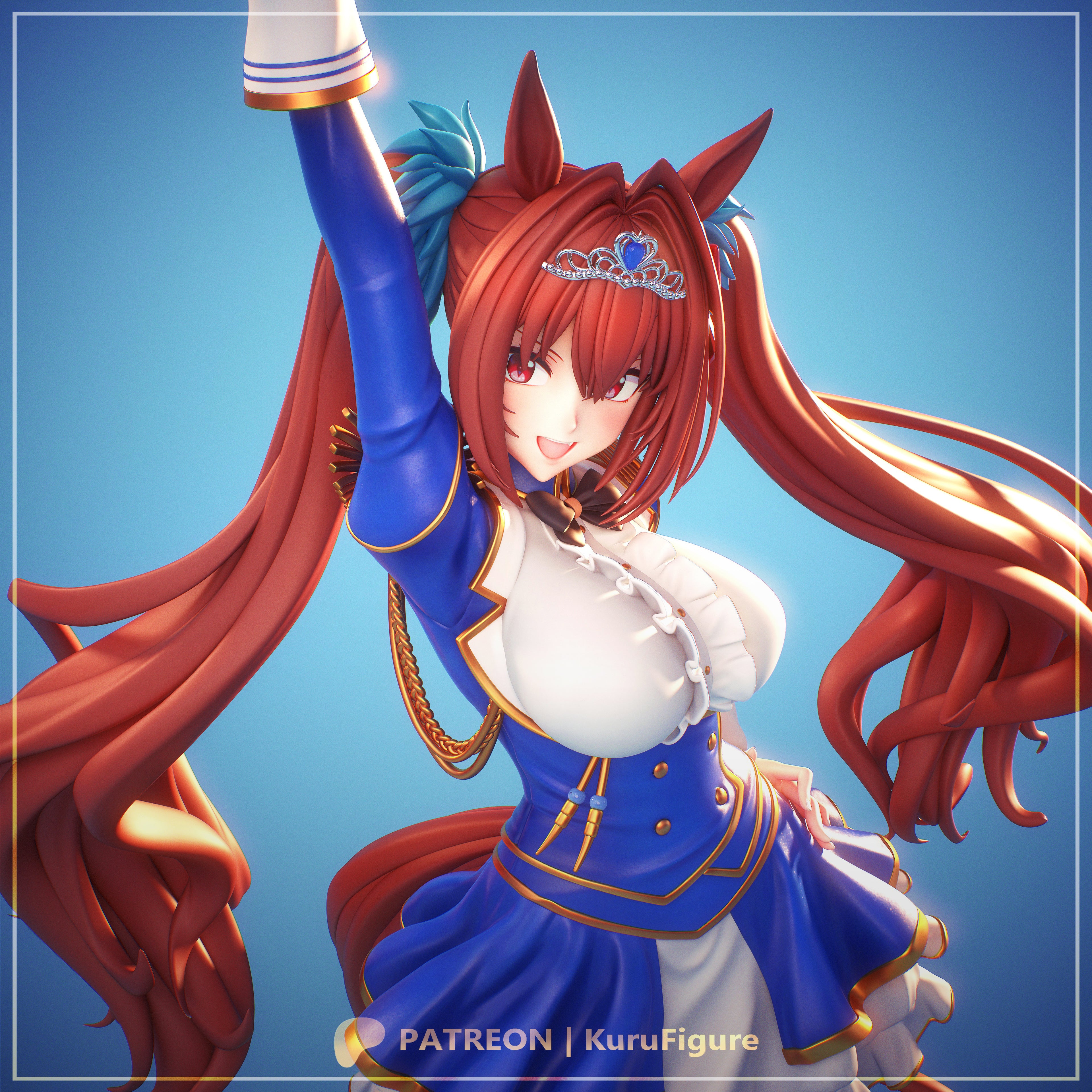 Daiwa Scarlet - Uma Musume | Custom Statue 3D printed figure