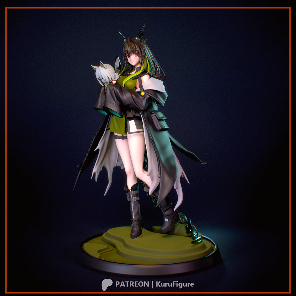 Mon3tr - Arknights | Custom Statue 3D printed figure