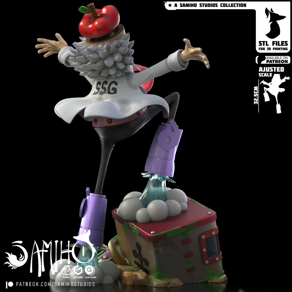 Dr Vegapunk - One Piece | Custom Statue 3D printed figure