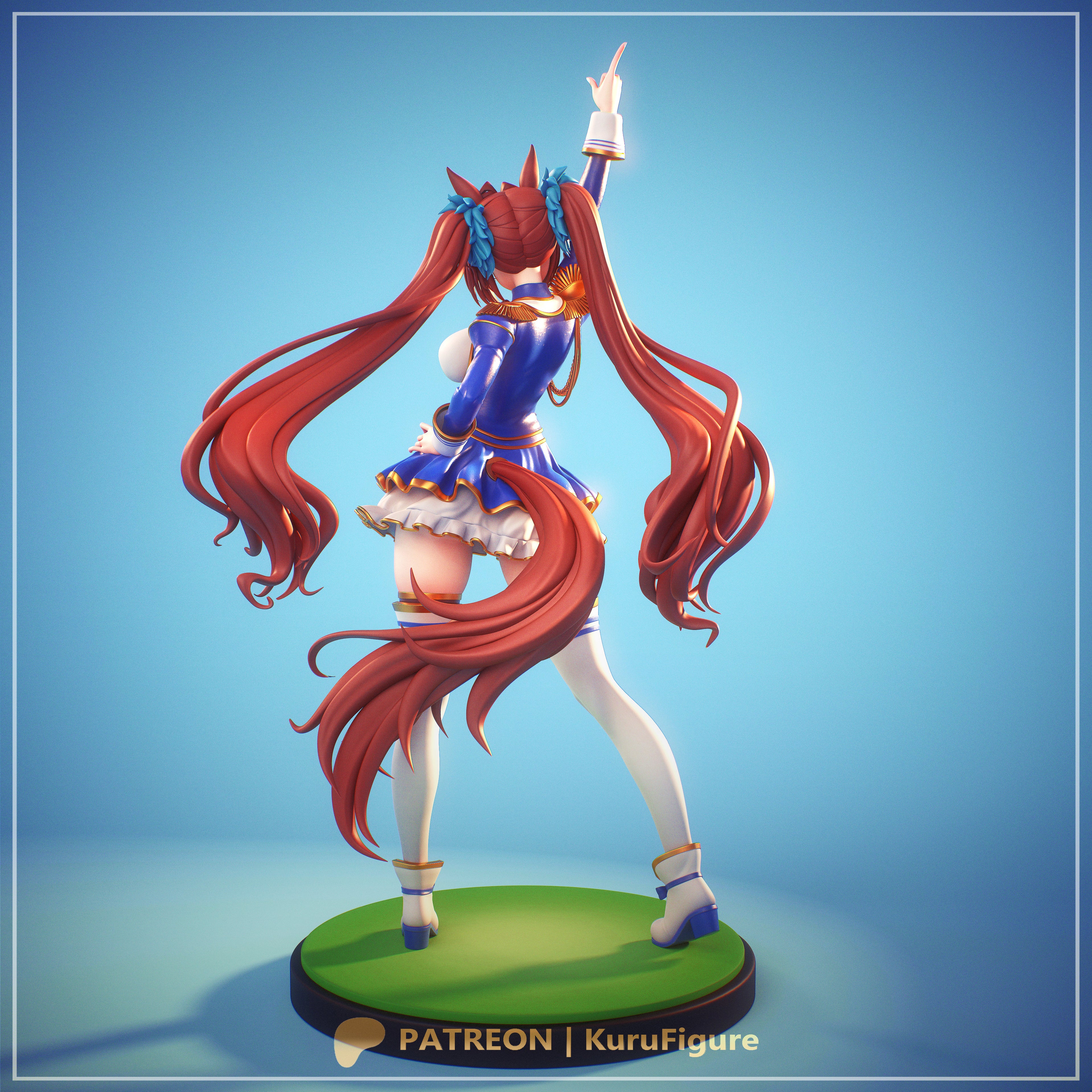 Daiwa Scarlet - Uma Musume | Custom Statue 3D printed figure
