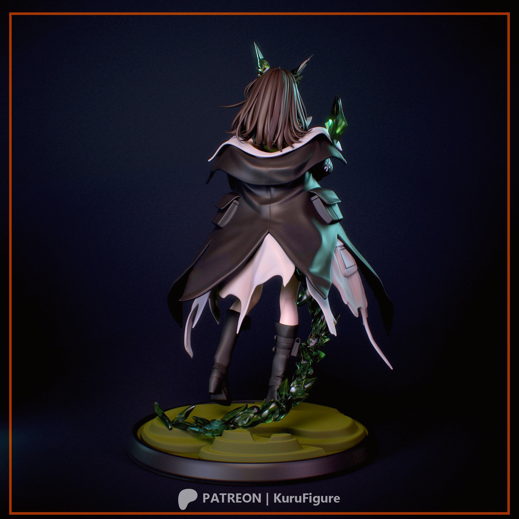 Mon3tr - Arknights | Custom Statue 3D printed figure