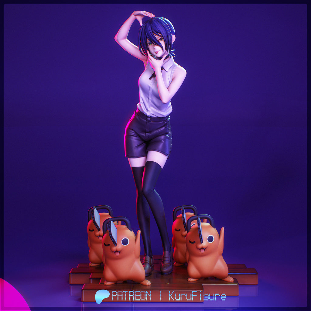 Reze Dancing - Chainsawman | Custom Statue 3D printed figure