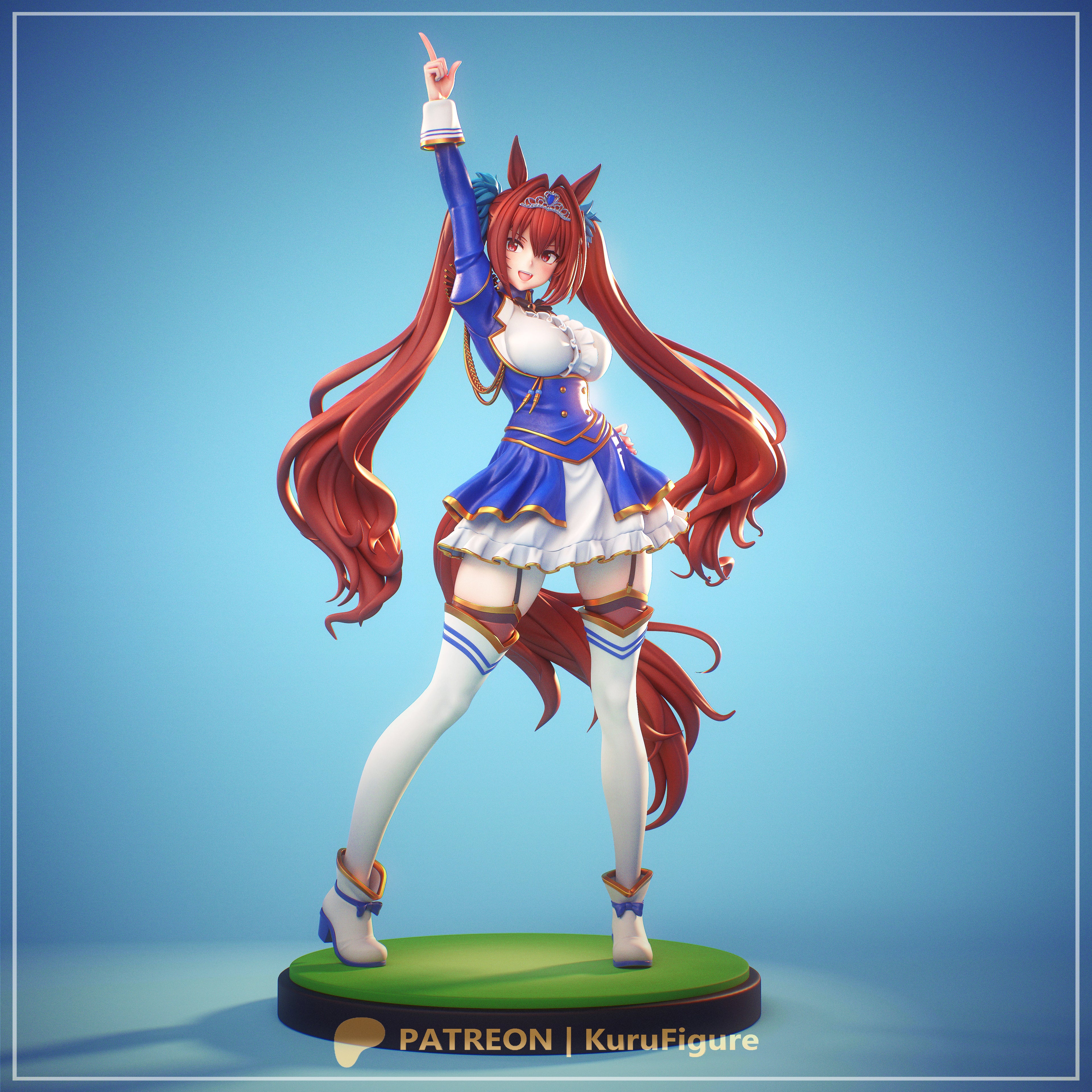 Daiwa Scarlet - Uma Musume | Custom Statue 3D printed figure