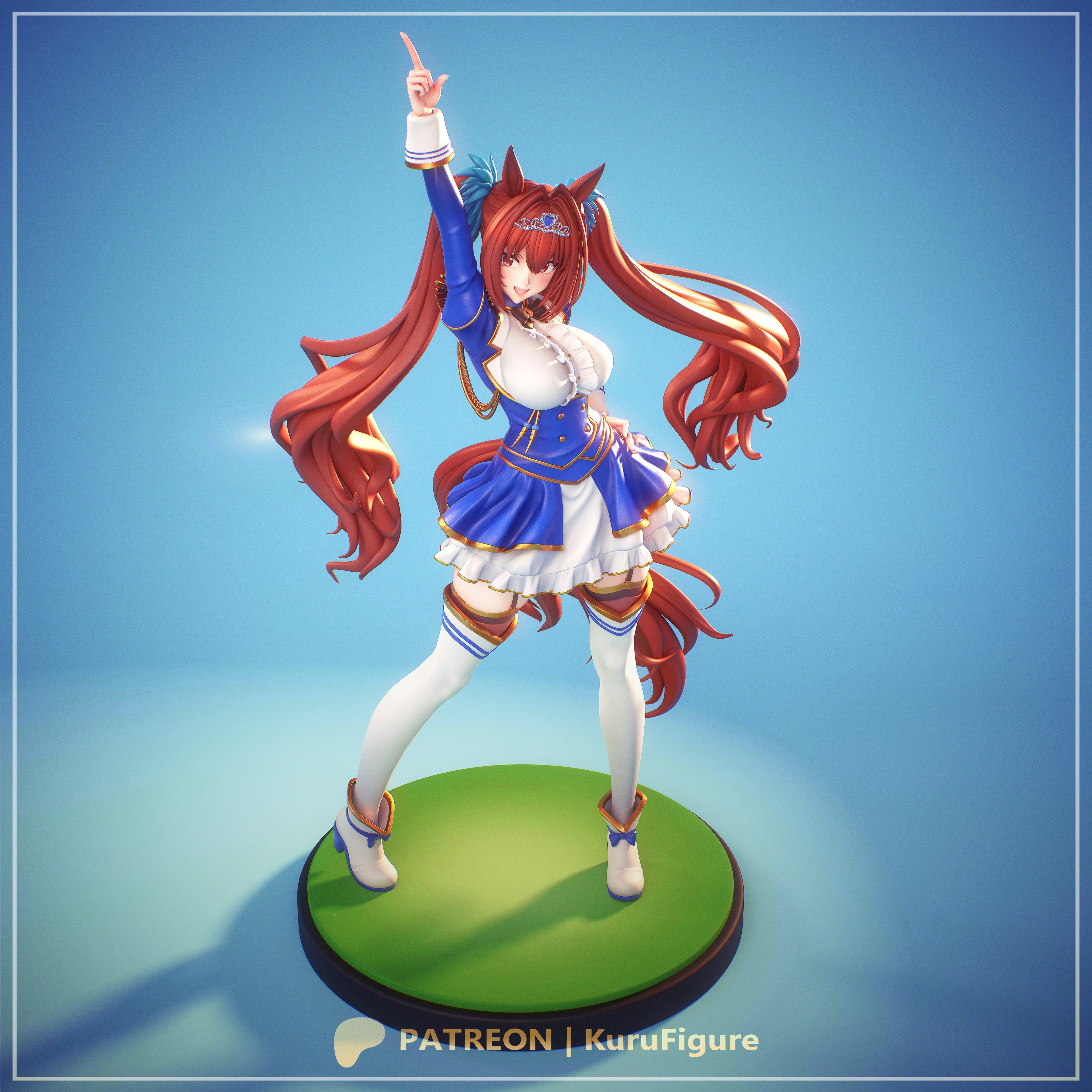 Daiwa Scarlet - Uma Musume | Custom Statue 3D printed figure