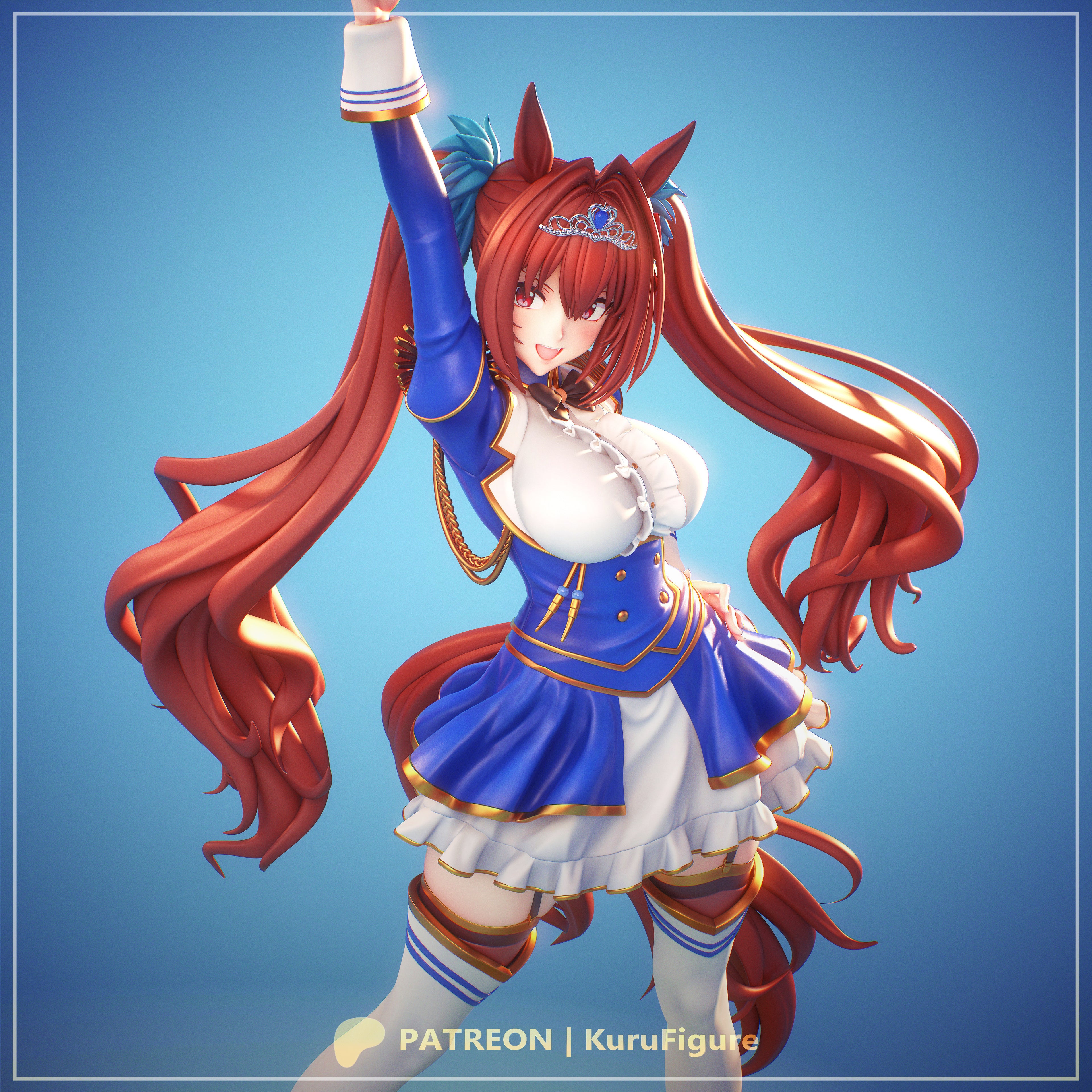 Daiwa Scarlet - Uma Musume | Custom Statue 3D printed figure