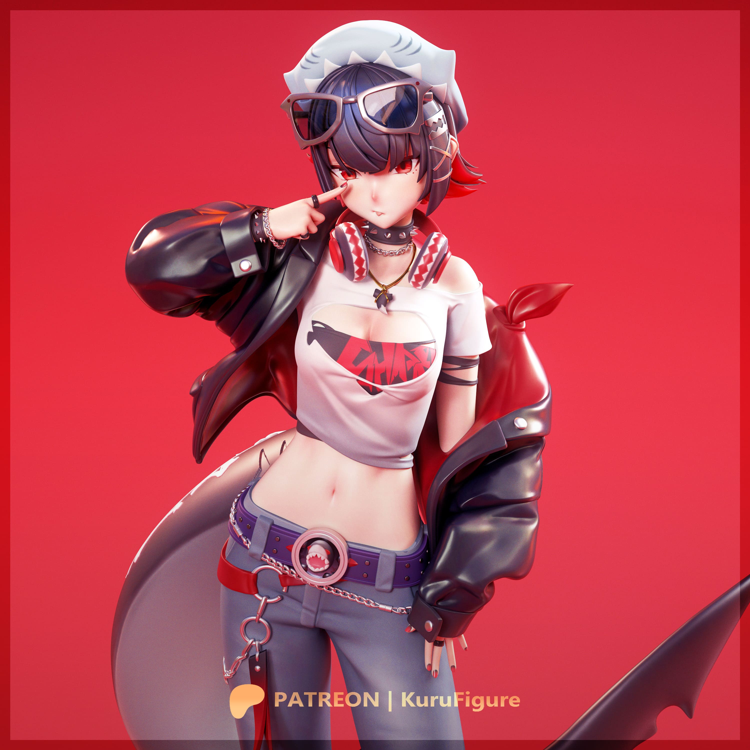Ellen Joe Urbanwear - Zenless Zone Zero ZZZ | Custom Statue 3D printed figure