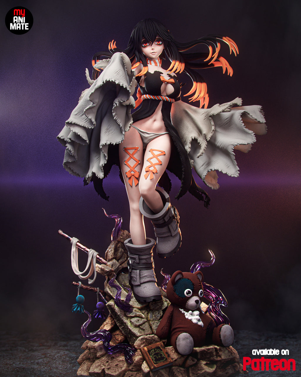 Amo Empool - Gachiakuta | Custom Statue 3D printed figure