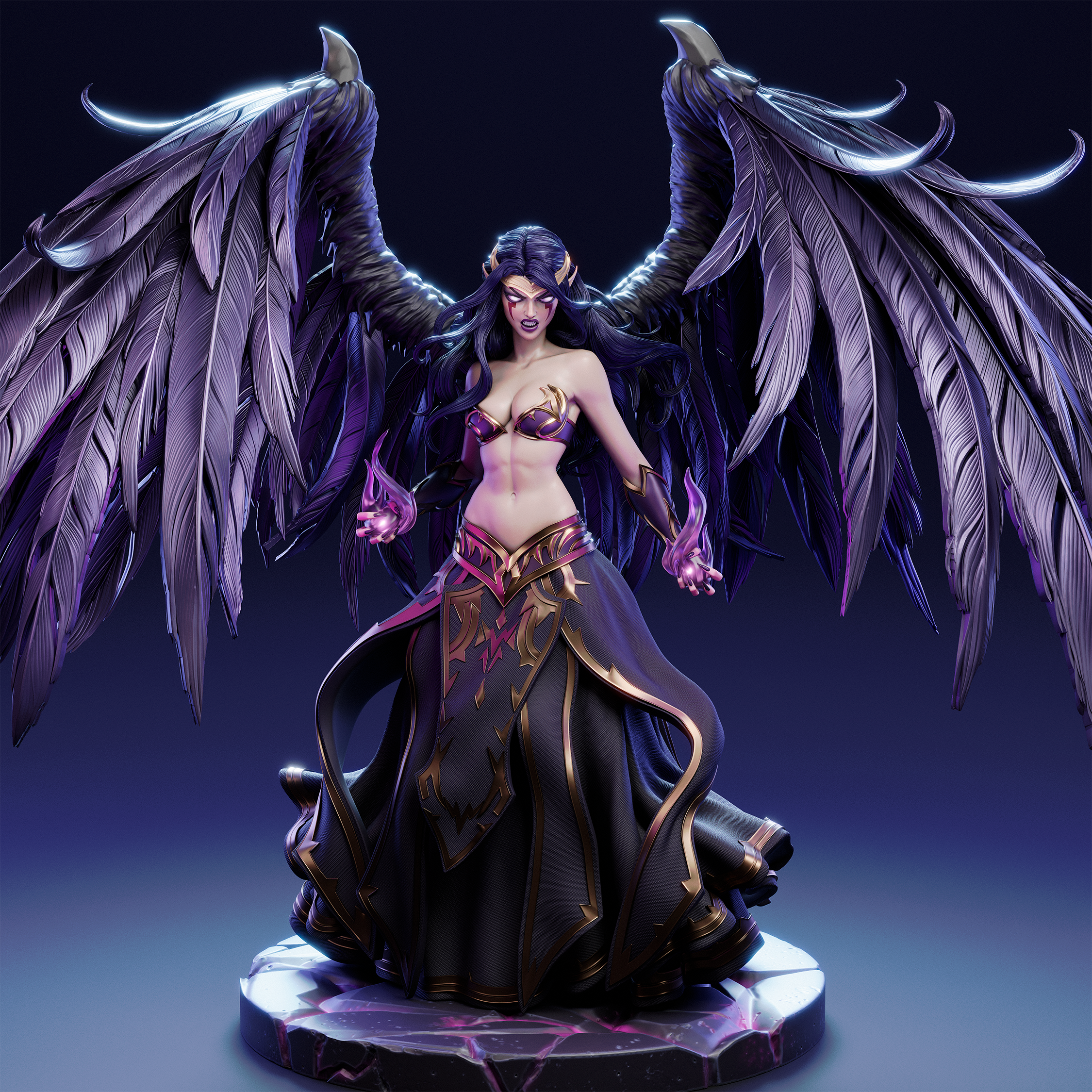 Morgana – League of Legends | Custom Statue 3D printed figure