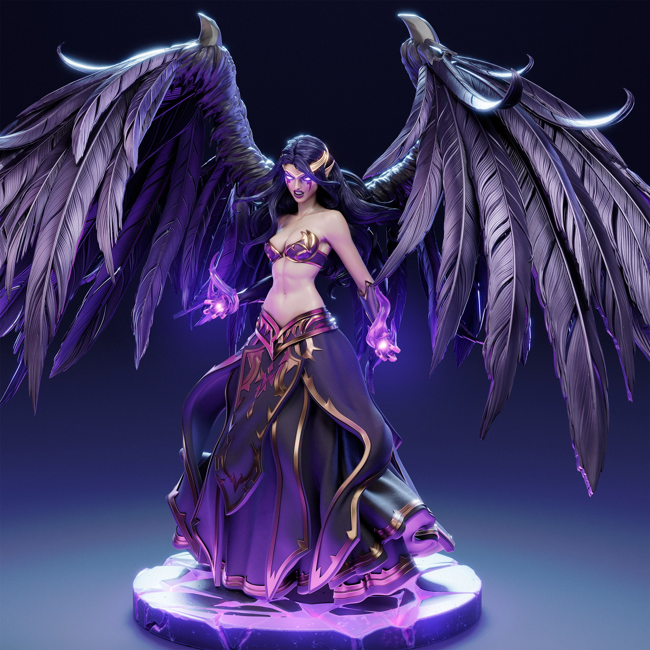 Morgana – League of Legends | Custom Statue 3D printed figure