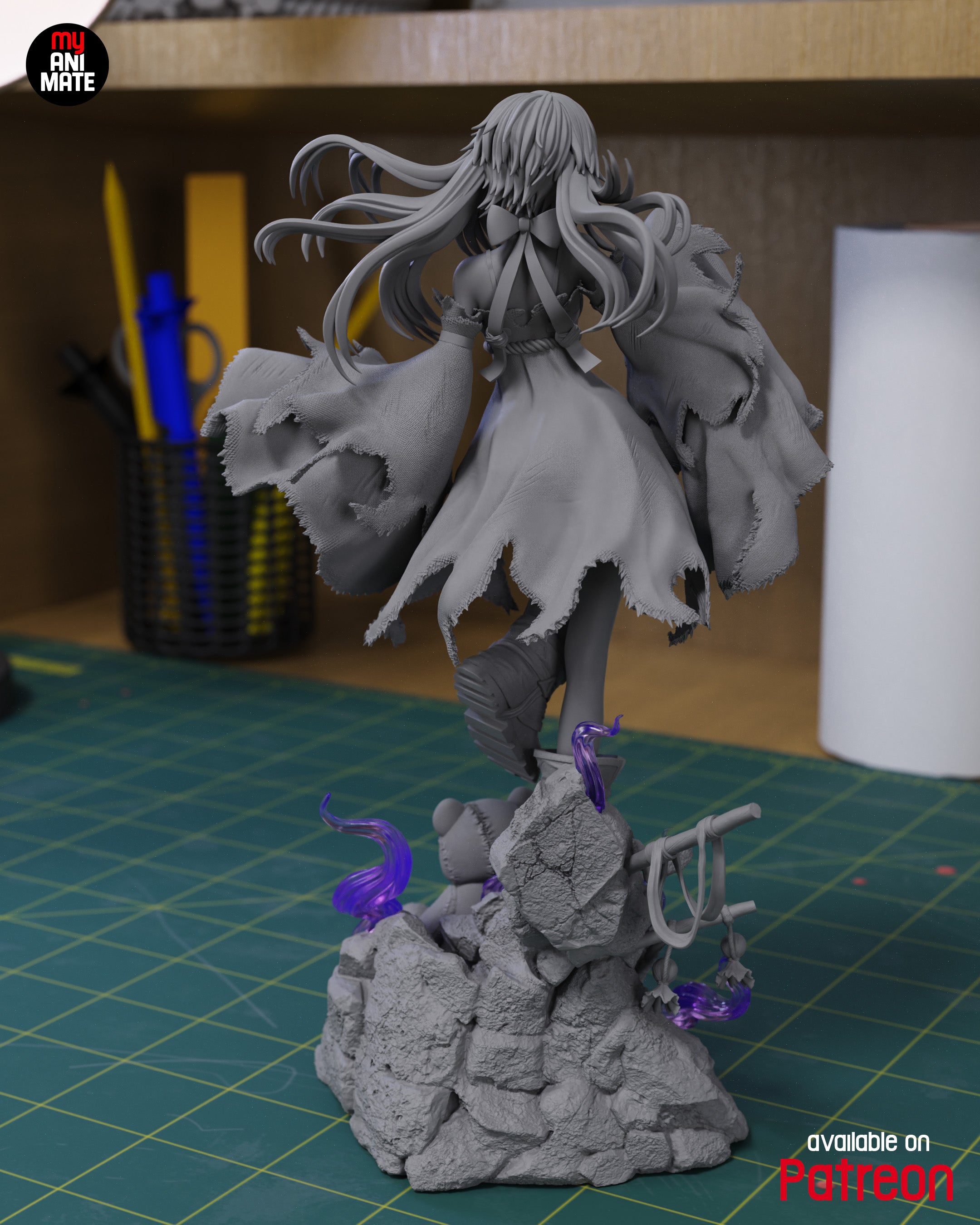 Amo Empool - Gachiakuta | Custom Statue 3D printed figure