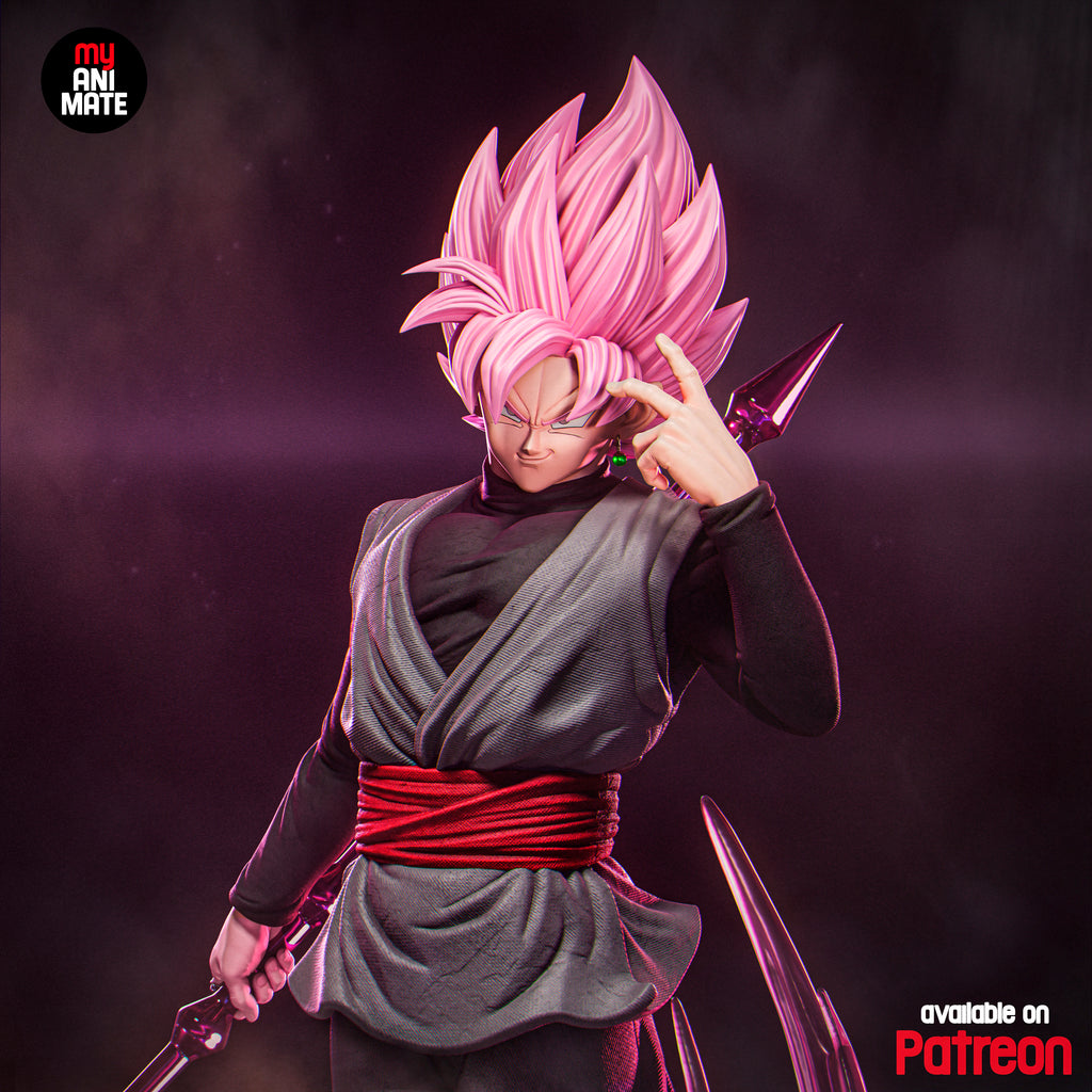 Goku Black - Dragon Ball Super | Custom Statue 3D printed figure