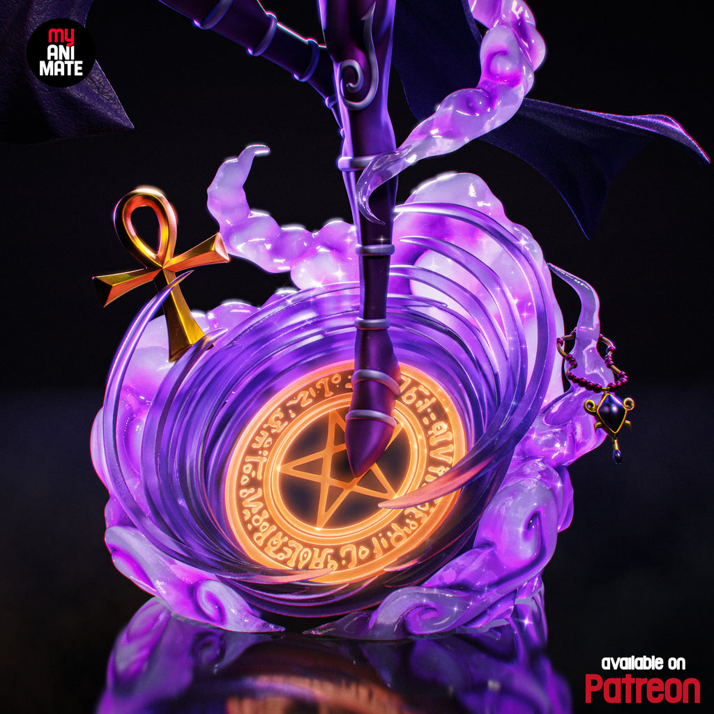 Dark Magician - Yu-Gi-Oh! | Custom Statue 3D printed figure