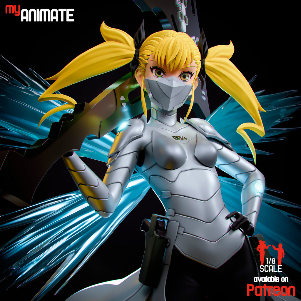 Kikoru Shinomiya - Kaiju N8 | Custom Statue 3D printed figure