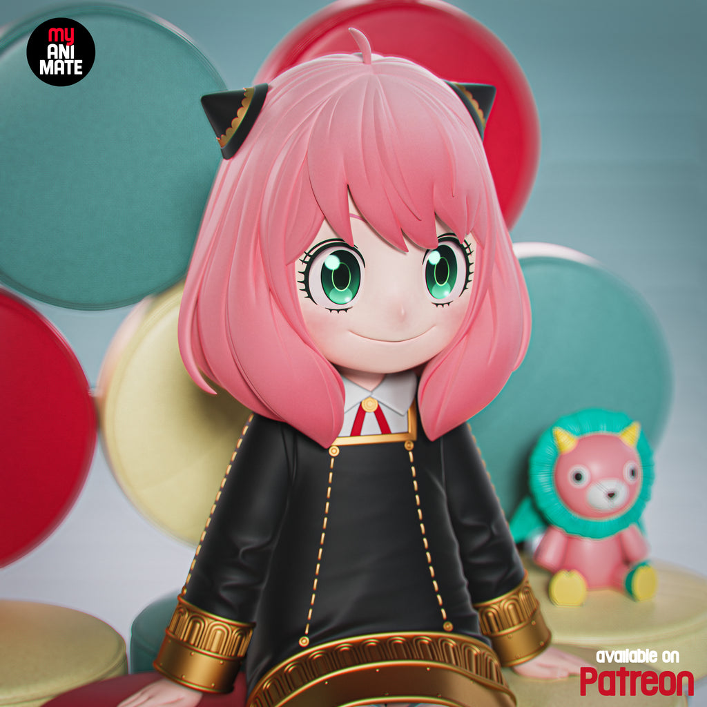 Anya - Spy x Family | Custom Statue 3D printed figure