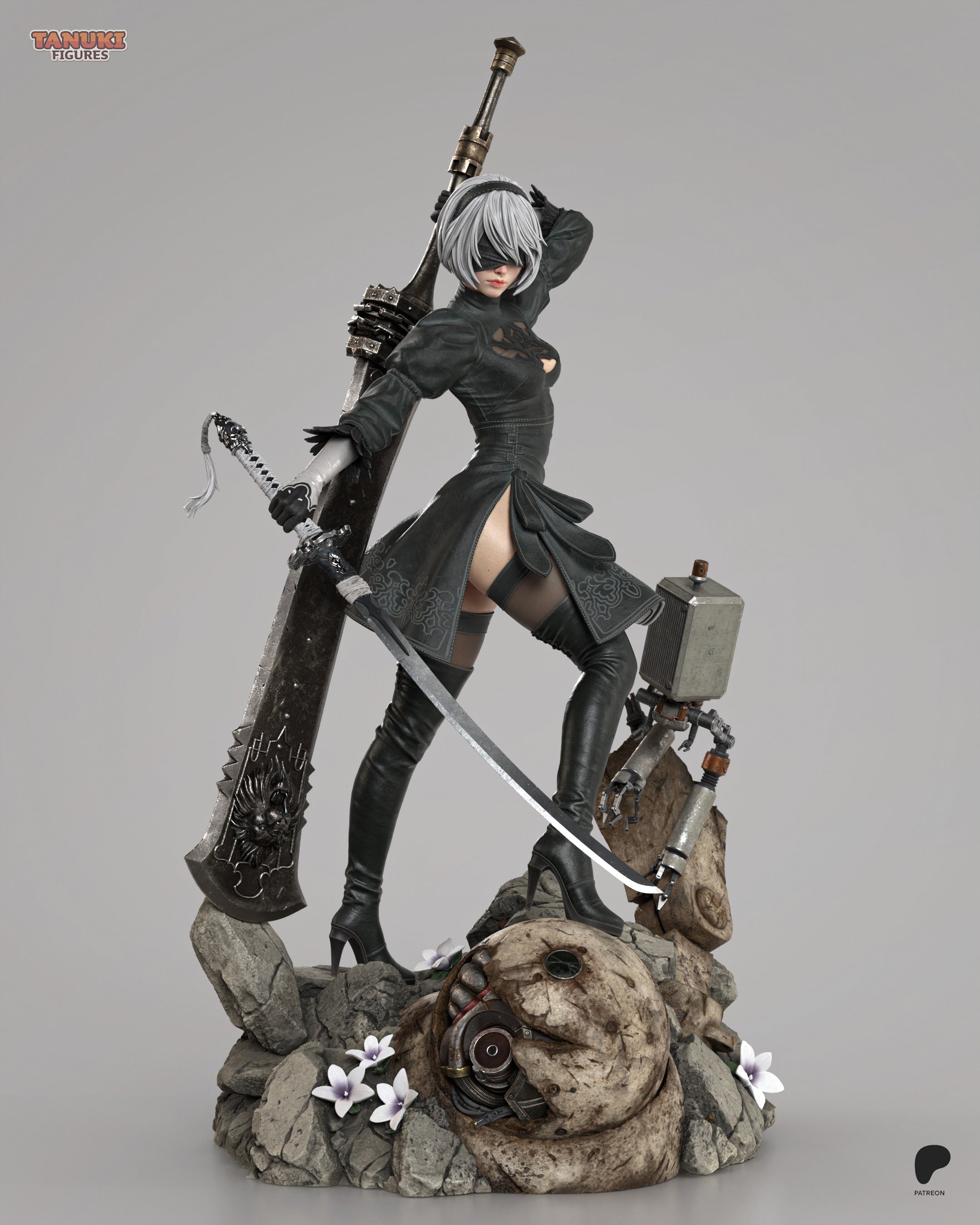 2B - Nier Automata | Custom Statue 3D printed figure