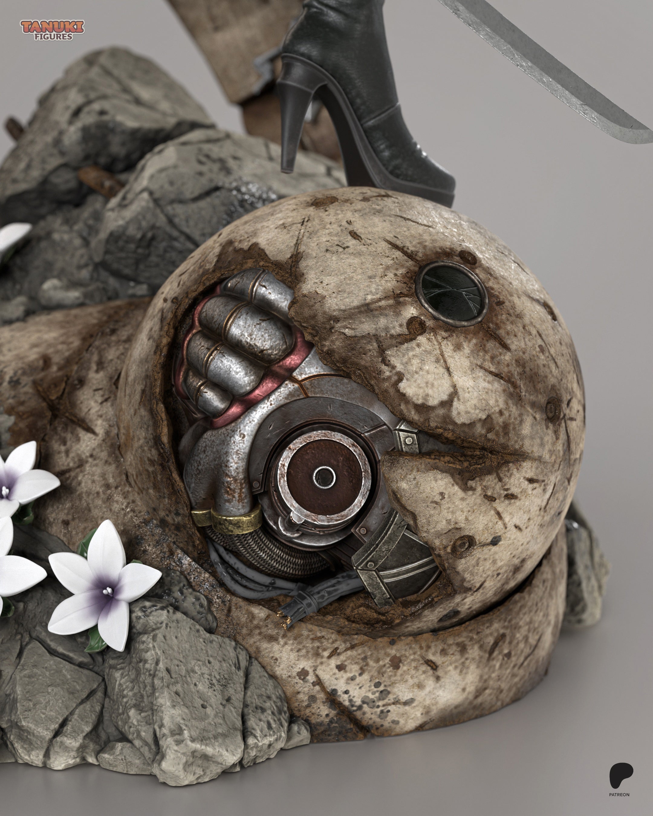 2B - Nier Automata | Custom Statue 3D printed figure