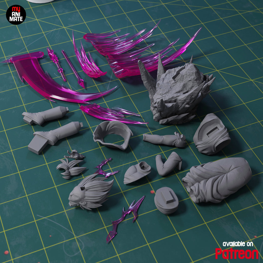 Goku Black - Dragon Ball Super | Custom Statue 3D printed figure