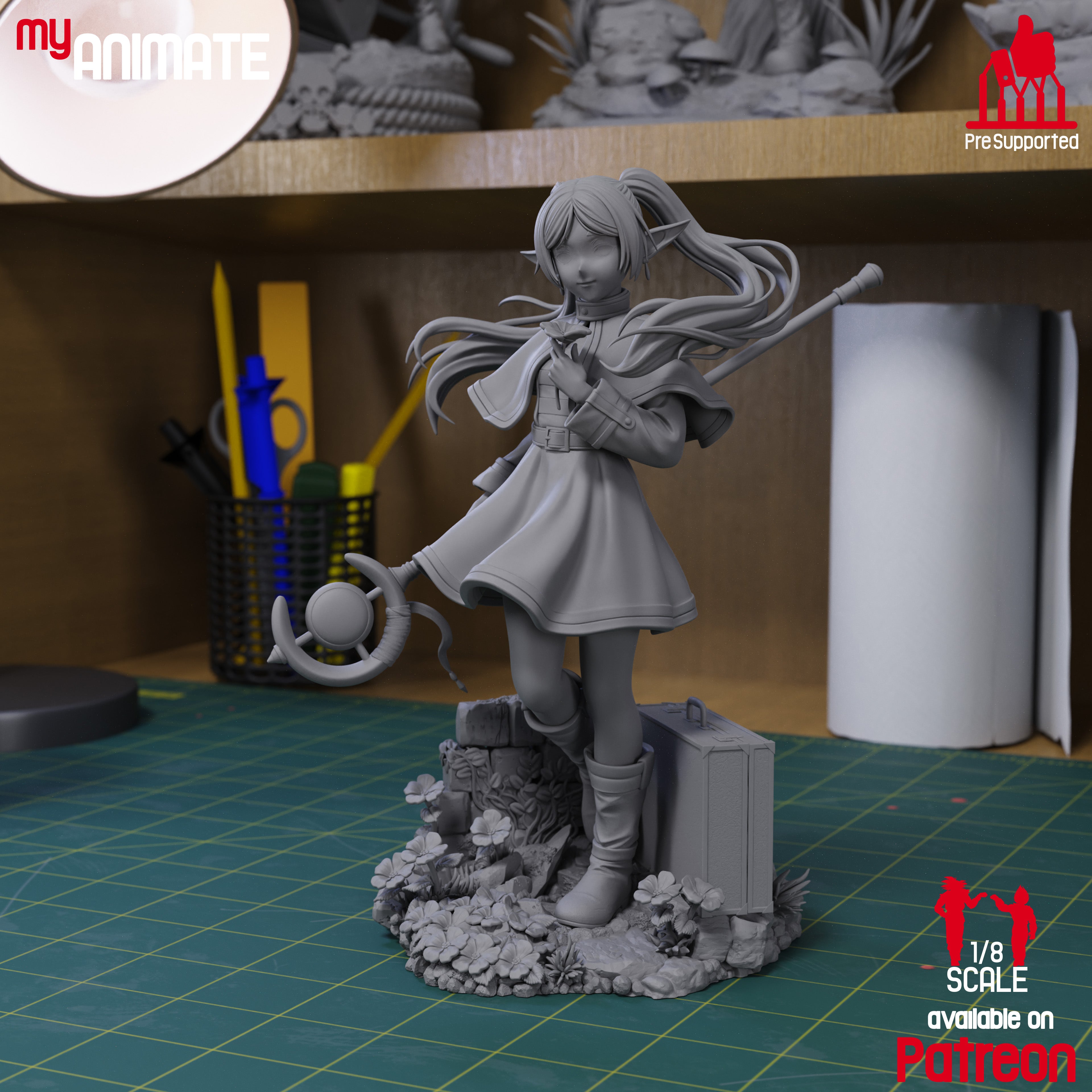 Frieren - Sousou no Frieren | Custom Statue 3D printed figure