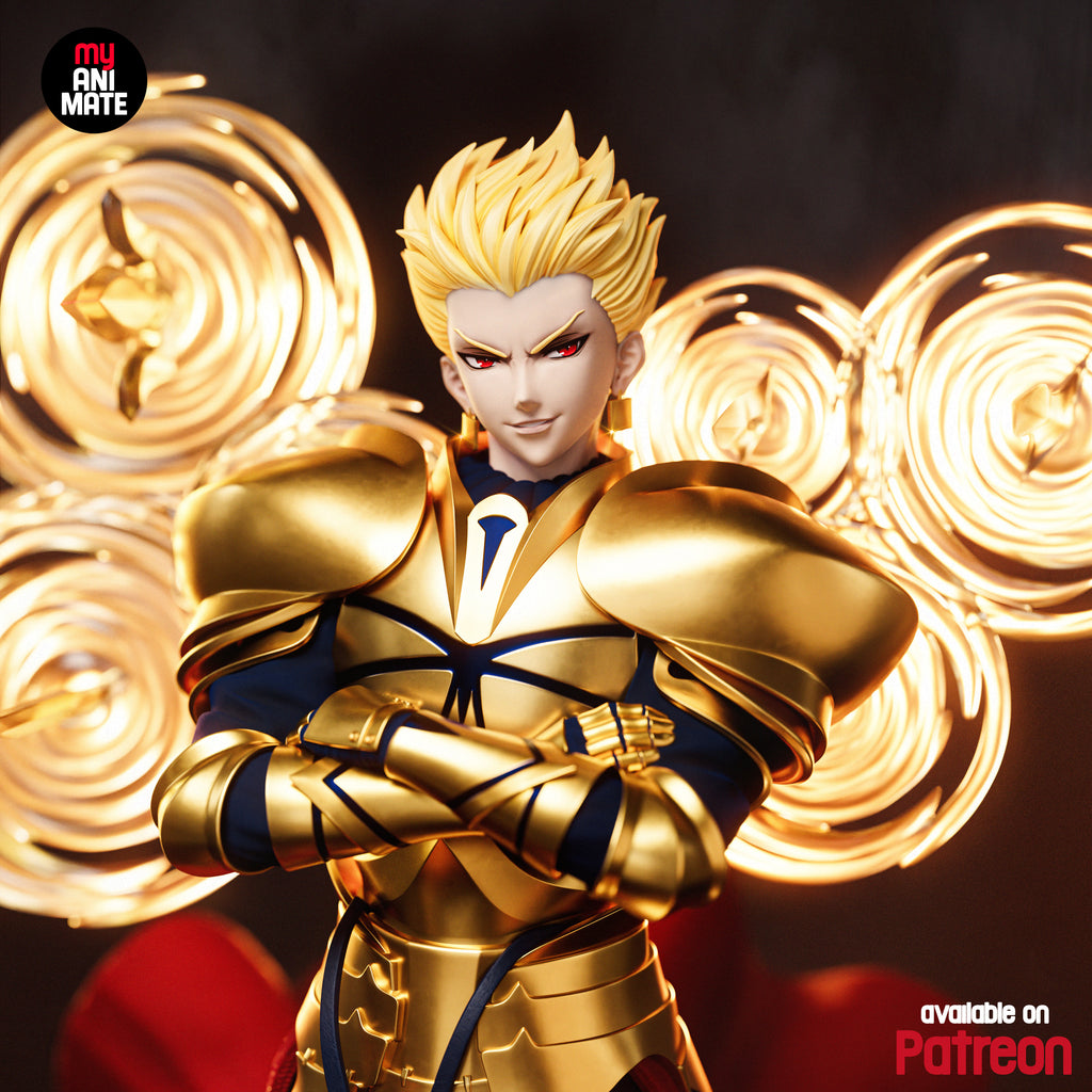 Gilgamesh - Fate | Custom Statue 3D printed figure