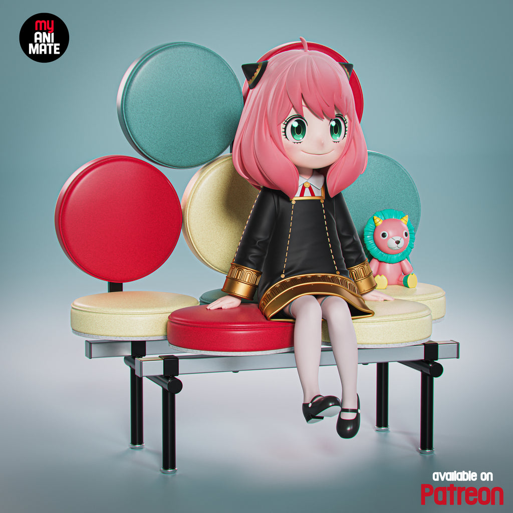Anya - Spy x Family | Custom Statue 3D printed figure