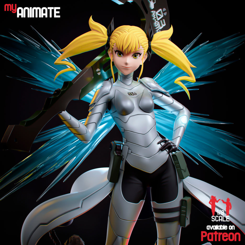 Kikoru Shinomiya - Kaiju N8 | Custom Statue 3D printed figure