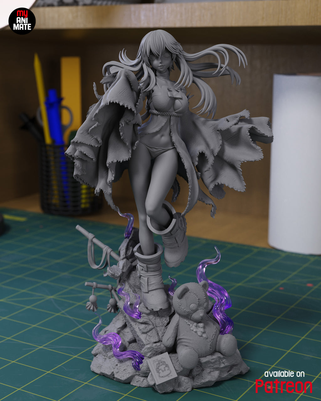 Amo Empool - Gachiakuta | Custom Statue 3D printed figure