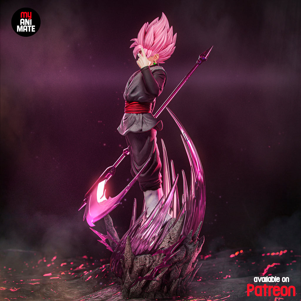 Goku Black - Dragon Ball Super | Custom Statue 3D printed figure