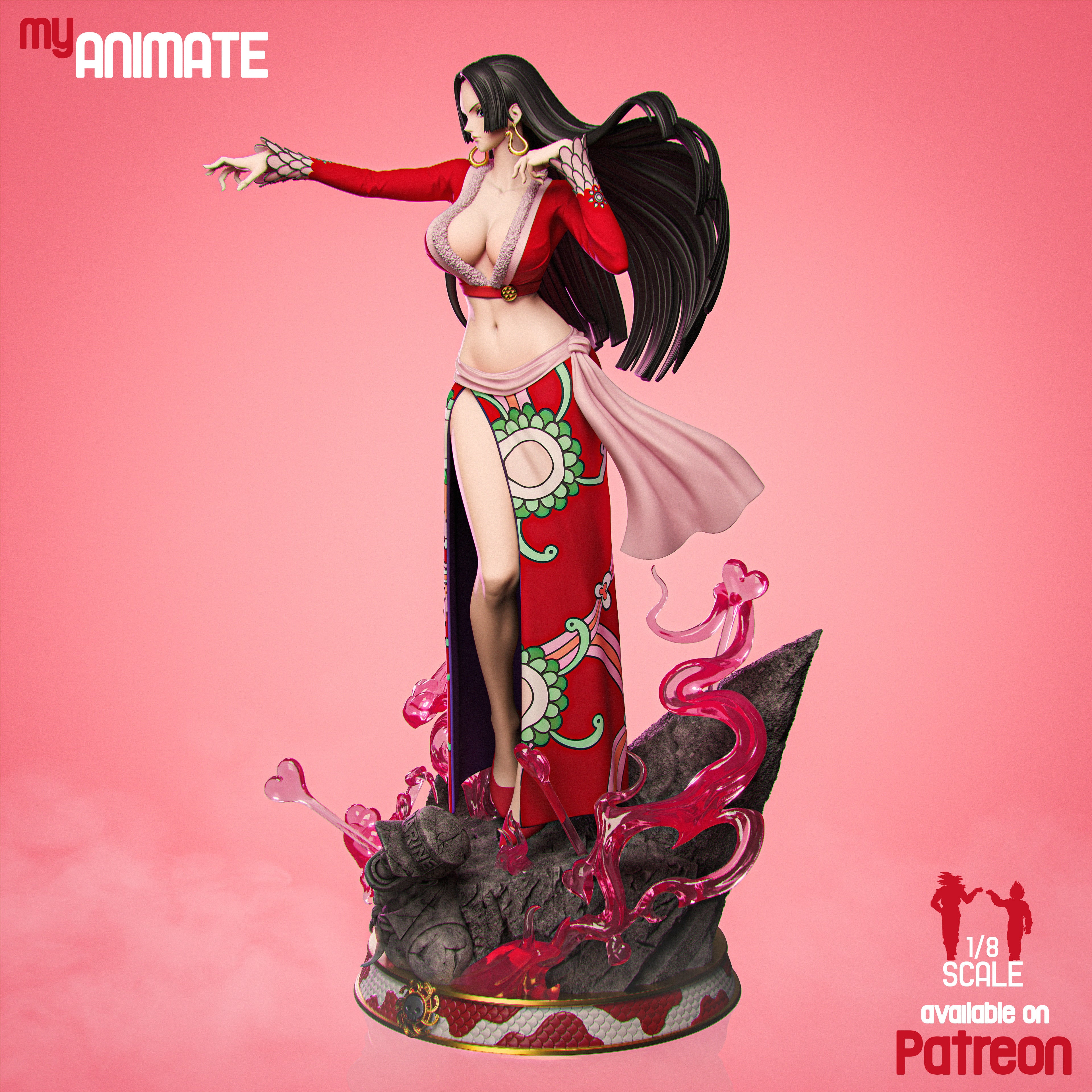 Boa Hancock - One Piece | Custom Statue 3D printed figure