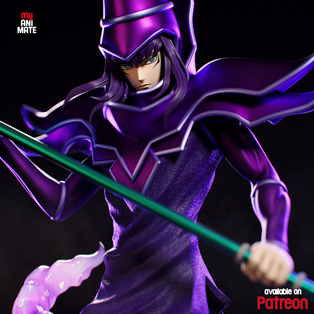 Dark Magician - Yu-Gi-Oh! | Custom Statue 3D printed figure