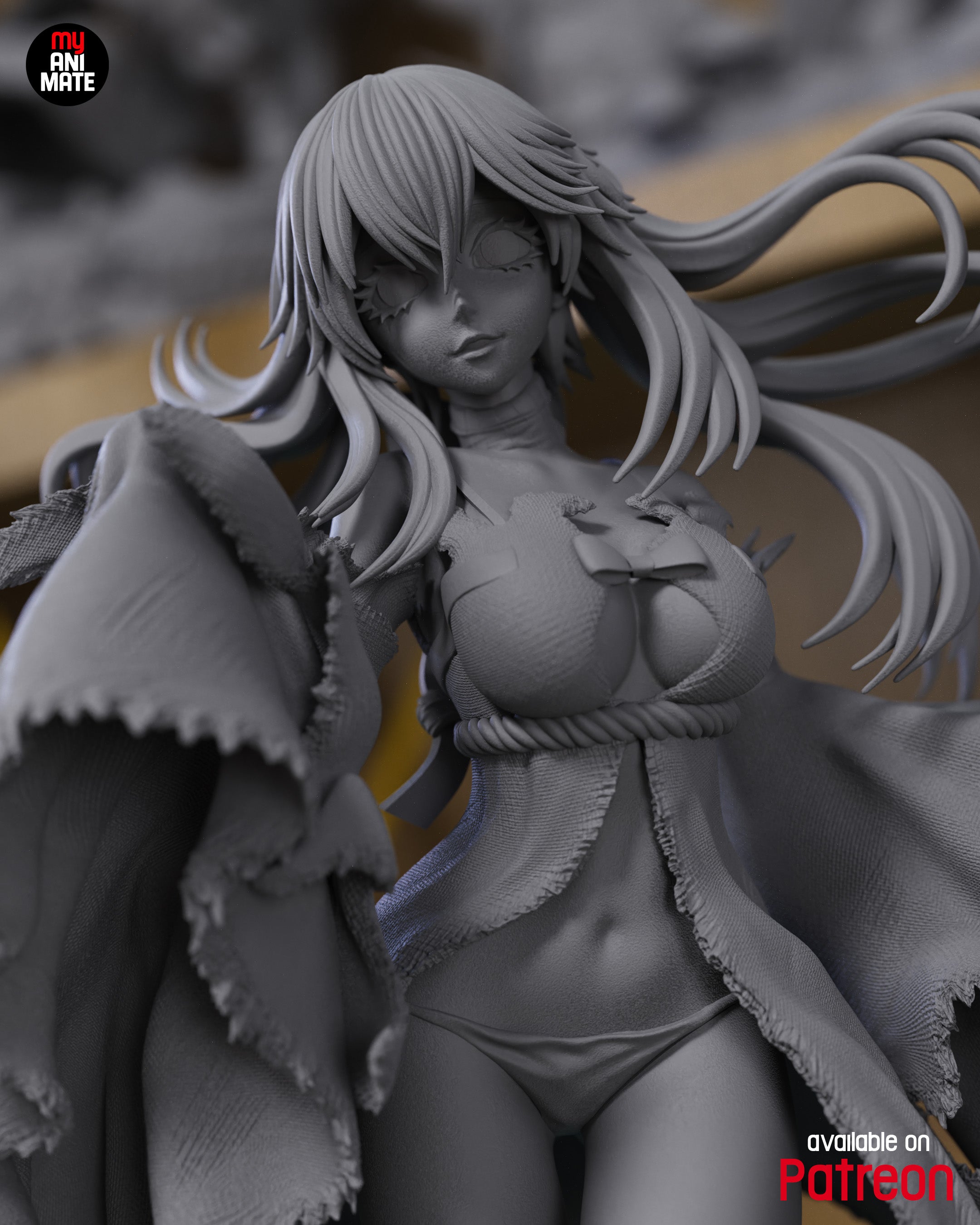 Amo Empool - Gachiakuta | Custom Statue 3D printed figure