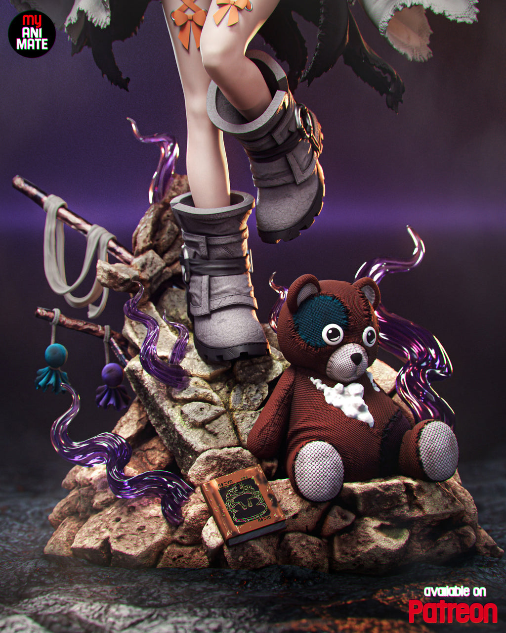 Amo Empool - Gachiakuta | Custom Statue 3D printed figure