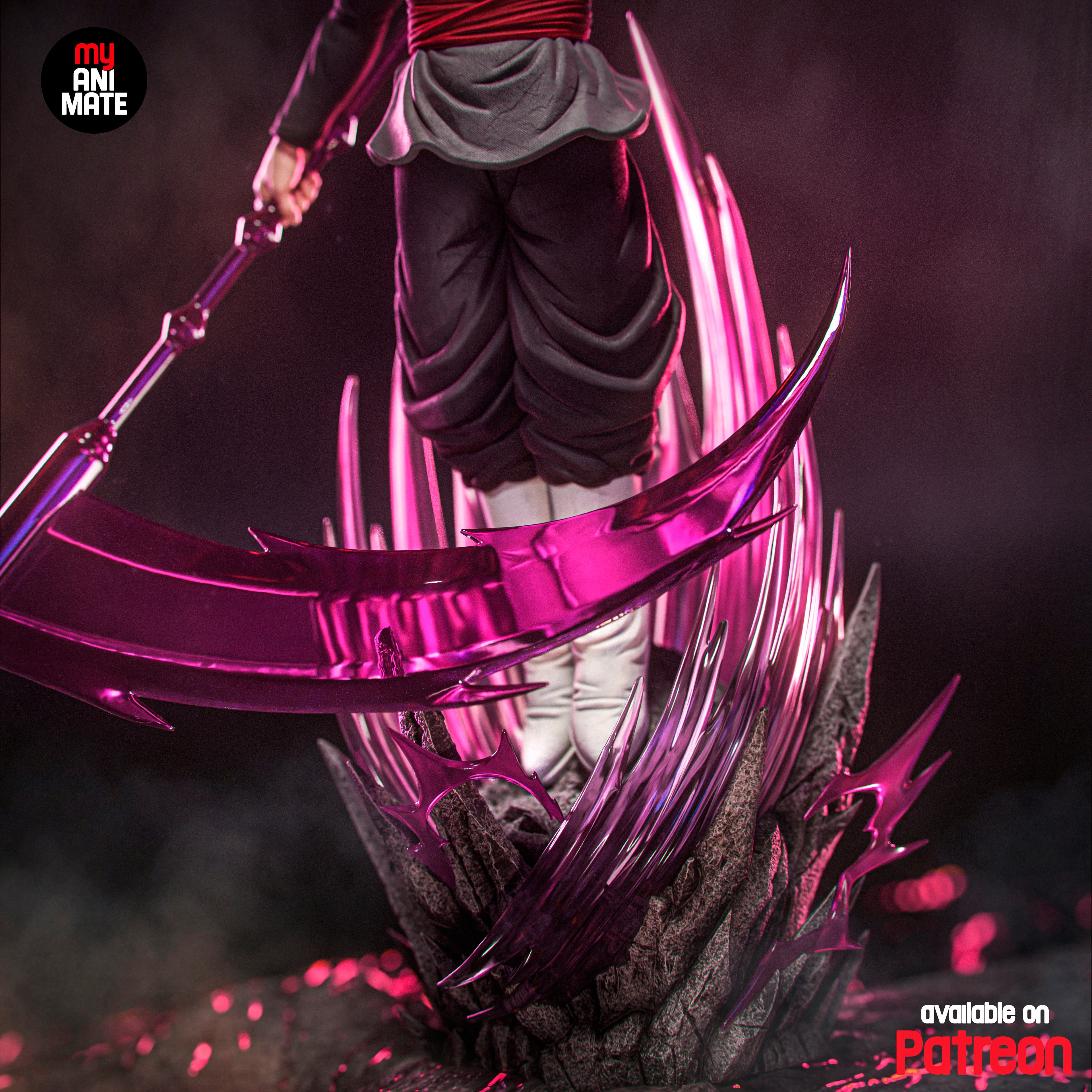Goku Black - Dragon Ball Super | Custom Statue 3D printed figure