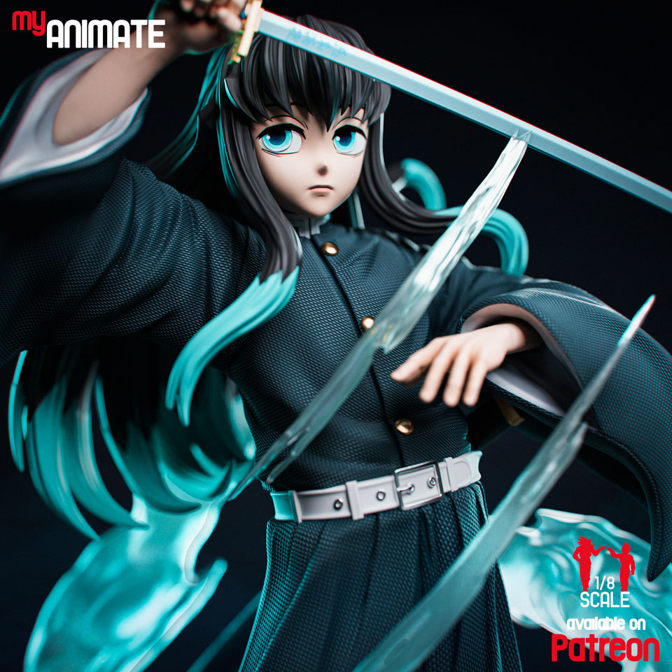 Tokito Muichiro - Kimetsu no Yaiba | Custom Statue 3D printed figure