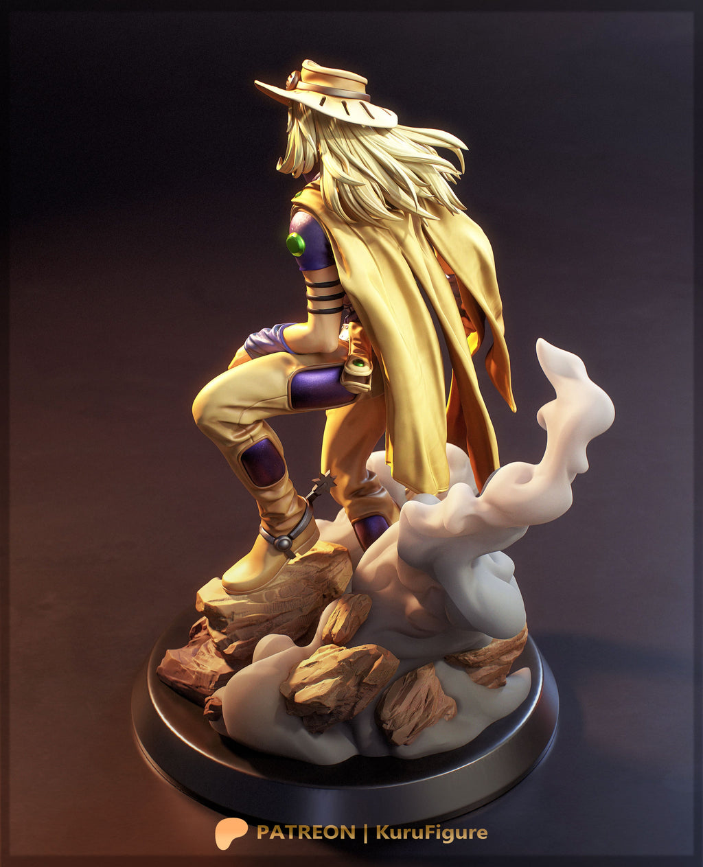 Gyro Zeppeli - Jojos BA Steel Ball Run | Custom Statue 3D printed figure