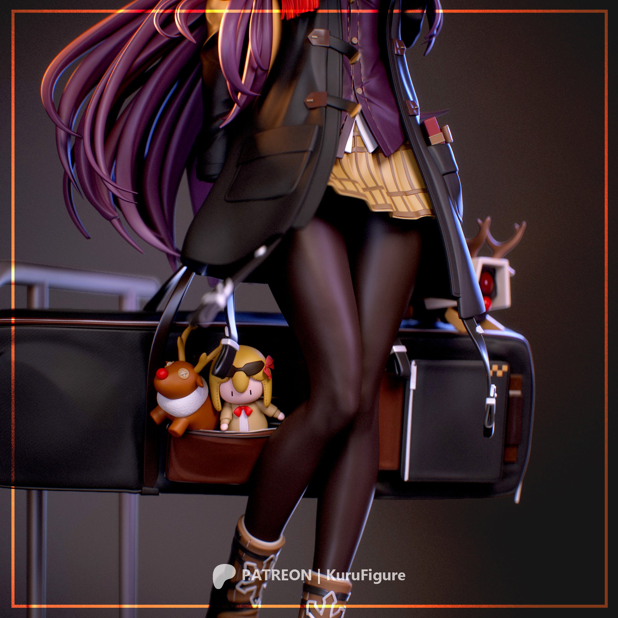 Wa 2000 - Girls Frontline | Custom Statue 3D printed figure