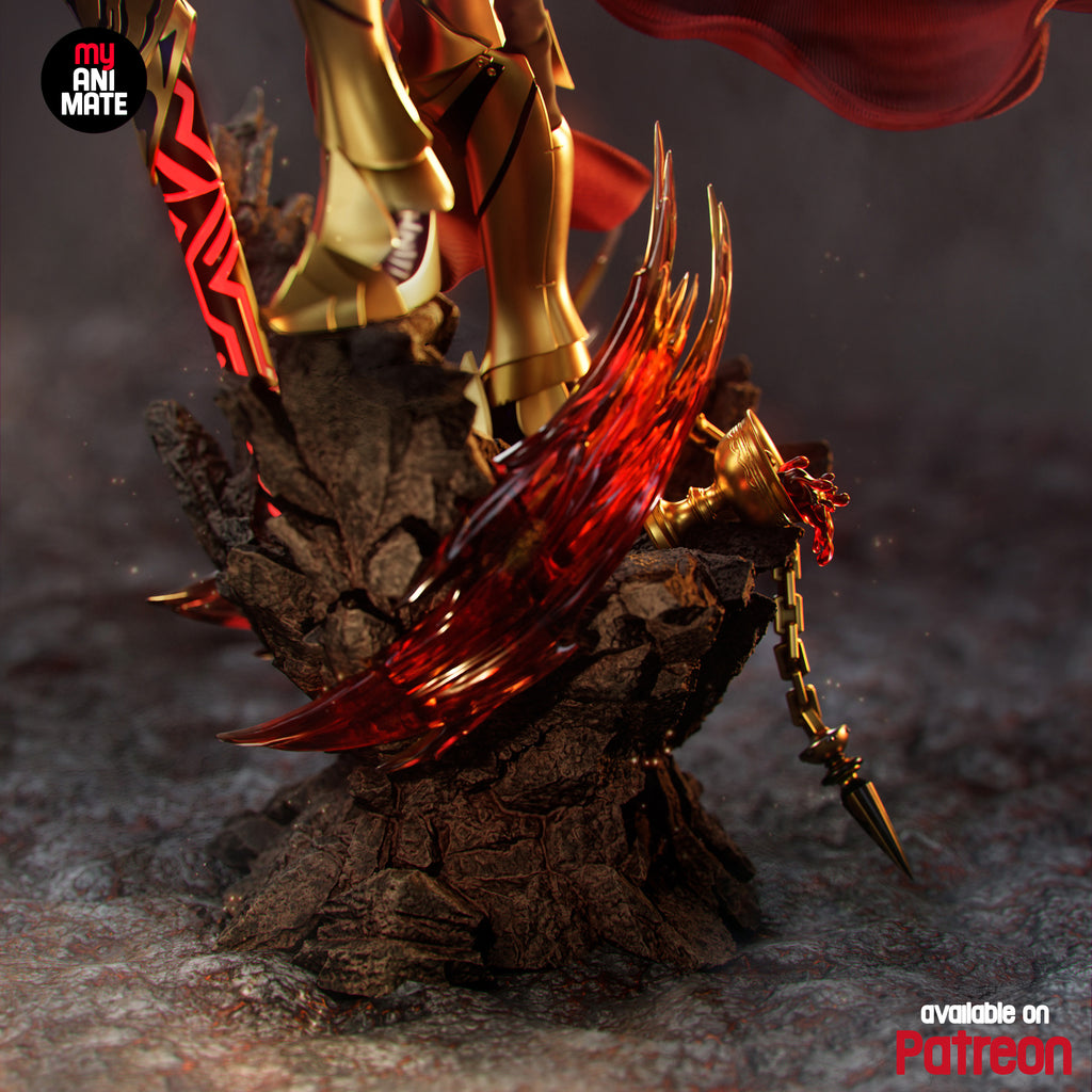 Gilgamesh - Fate | Custom Statue 3D printed figure