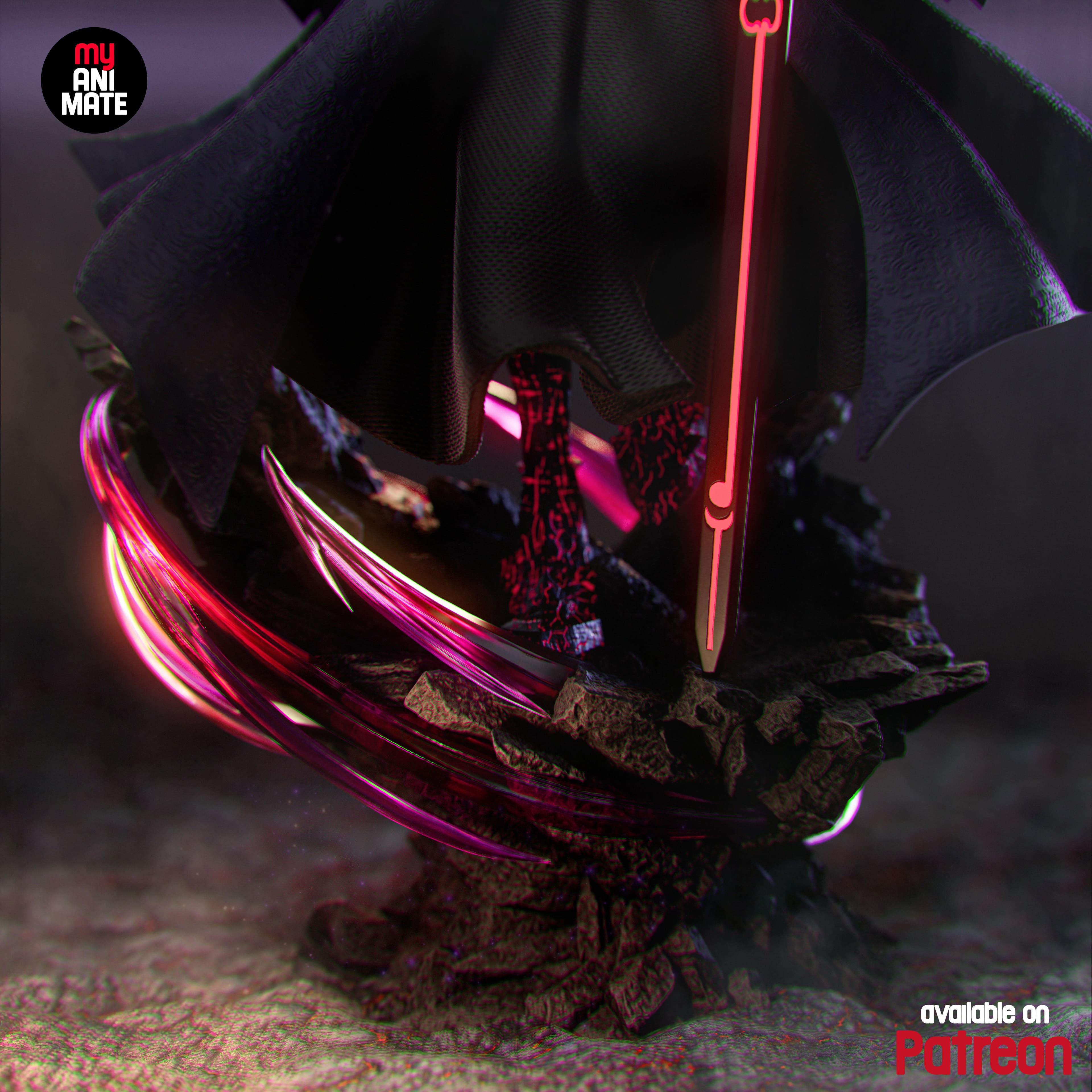 Saber Alter - Fate | Custom Statue 3D printed figure