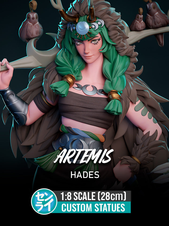 Artemis - Hades | Custom Statue 3D printed figure