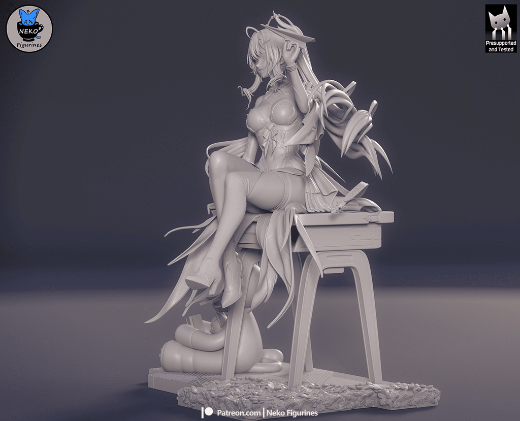 Aemeath - Wuthering Waves | Custom Statue 3D printed figure