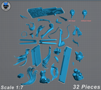 Aemeath - Wuthering Waves | Custom Statue 3D printed figure