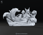 Ahri Spirit Blossom - League of Legends | Custom Statue 3D printed figure