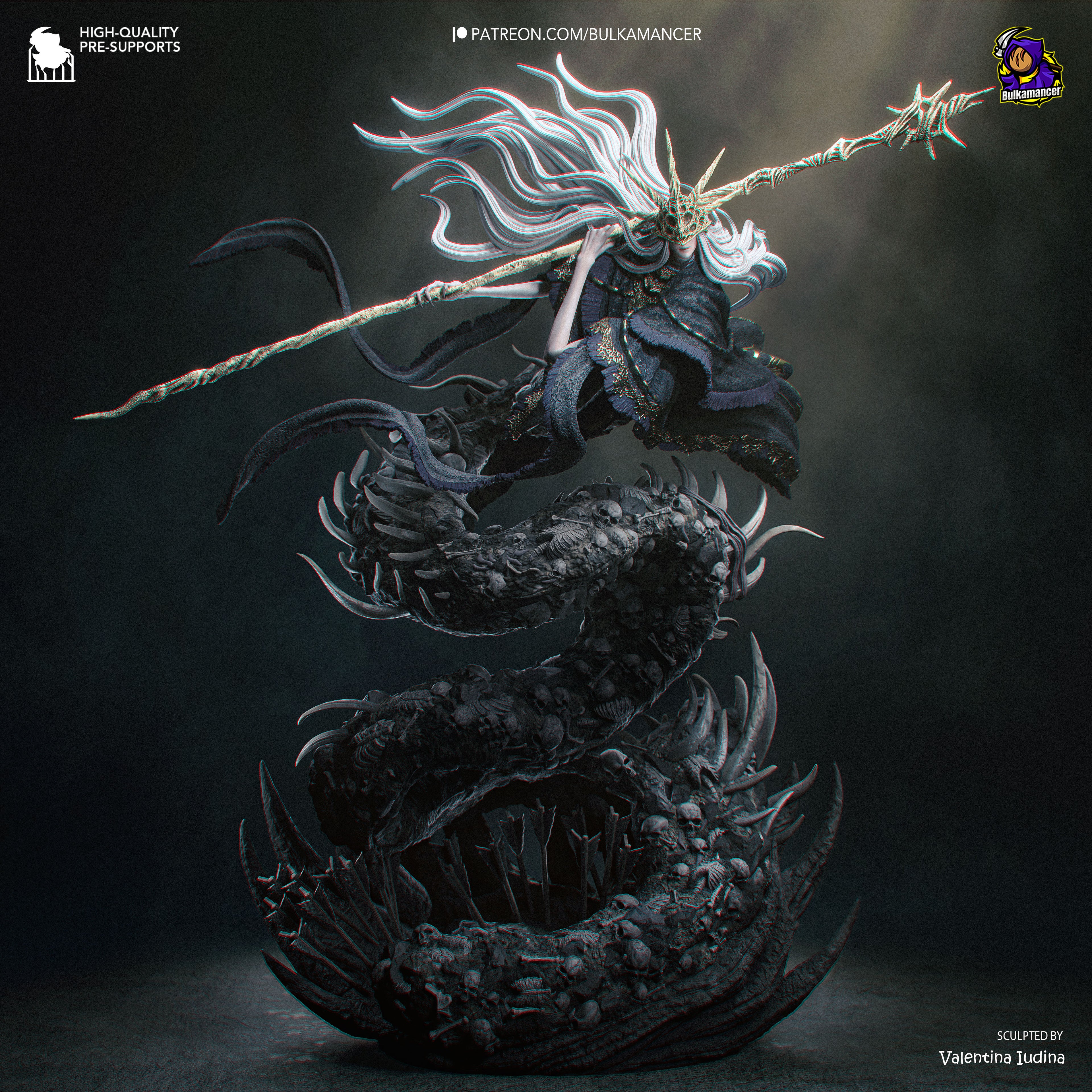 Aldrich - Dark Souls 3 | Custom Statue 3D printed figure
