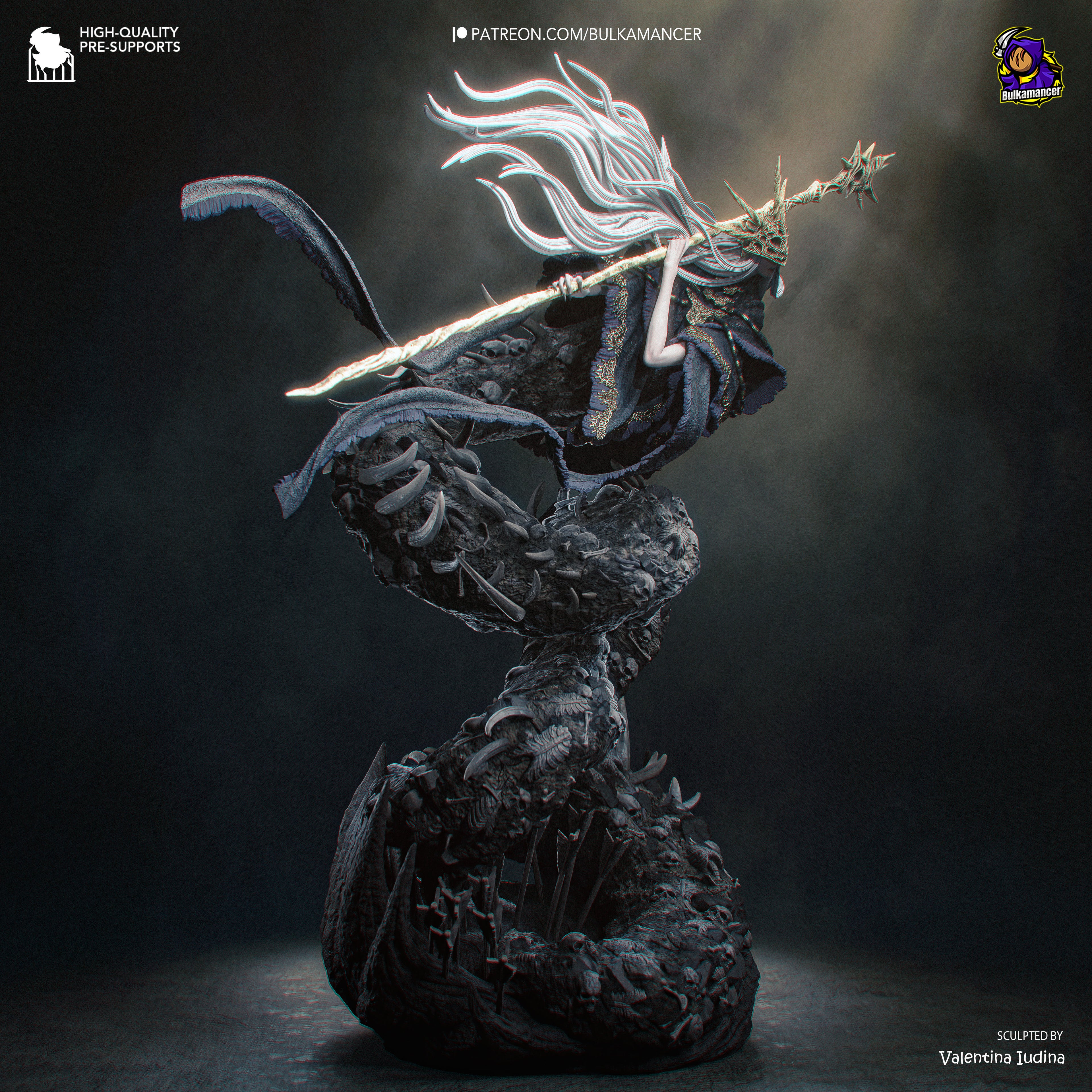 Aldrich - Dark Souls 3 | Custom Statue 3D printed figure